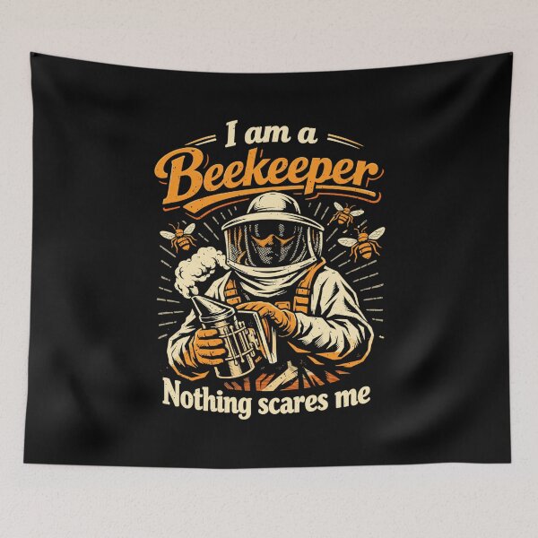 Item preview, Beekeeper gift: I am a Beekeeper Nothing scares me designed and sold by Pineapple-Tree.
