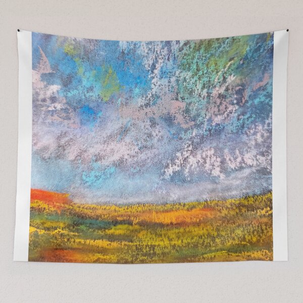 Artikelvorschau, Atem der Wolken, Pastellgemälde entworfen und verkauft von JBJart.