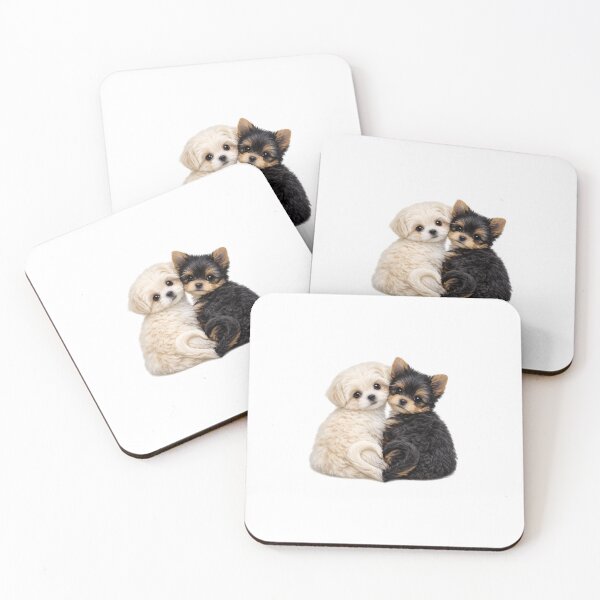 Item preview, Adorable Dogs Forming a Heart with Their Tails designed and sold by kissing Pets.