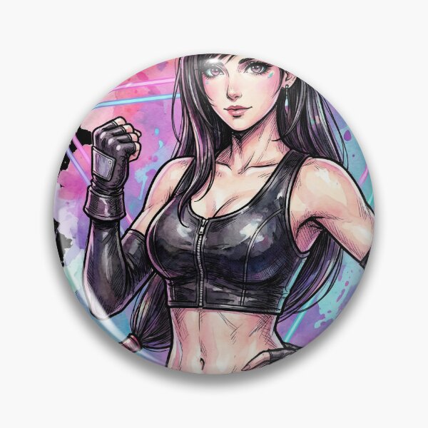 Item preview, Final Fantasy VII Tifa Lockhart Rebirth Gorgeous Badass Vaporwave designed and sold by Senpaiwaves.