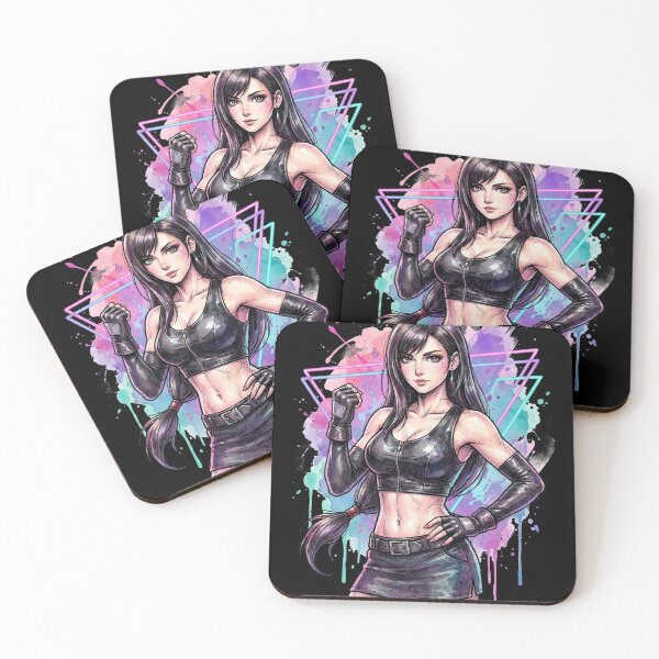 Item preview, Final Fantasy VII Tifa Lockhart Rebirth Gorgeous Badass Vaporwave designed and sold by Senpaiwaves.