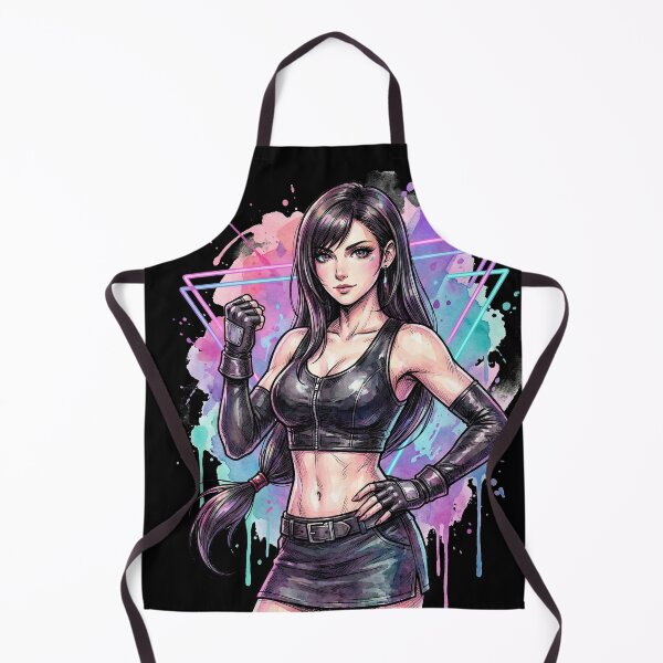 Item preview, Final Fantasy VII Tifa Lockhart Rebirth Gorgeous Badass Vaporwave designed and sold by Senpaiwaves.