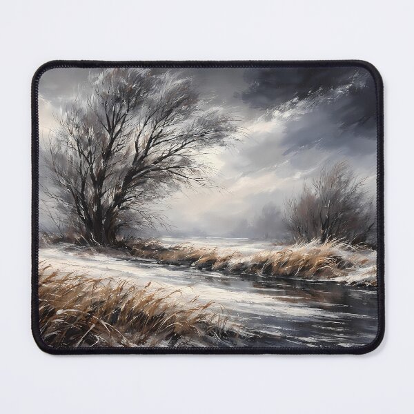 Item preview, Winter Landscape with Stream designed and sold by cuprum.