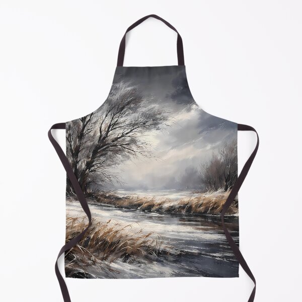 Item preview, Winter Landscape with Stream designed and sold by cuprum.