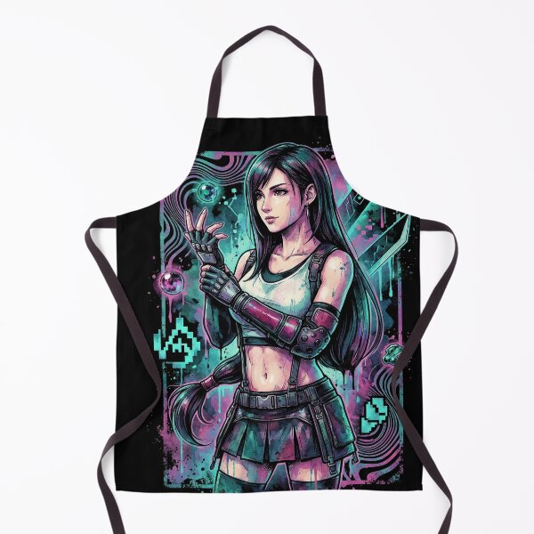 Item preview, Final Fantasy VII Tifa Lockhart Rebirth Gorgeous Badass Vaporwave designed and sold by Senpaiwaves.