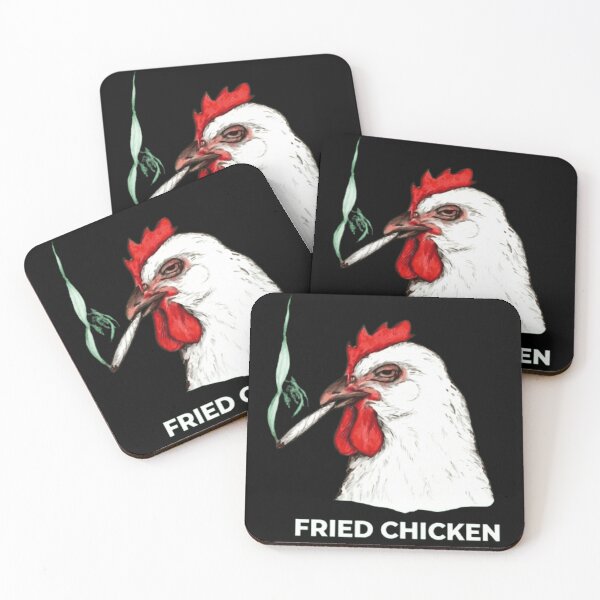 Item preview, Fried Chicken 420 Funny Weed Marijuana Cannabis designed and sold by Thread&Fable.