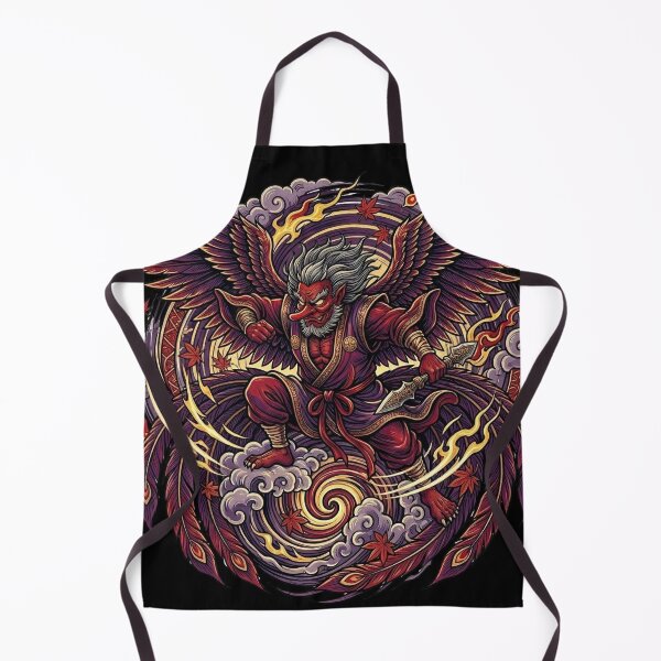 Item preview, Fierce Winged Tengu: Japanese Yokai Demon Mythology Art designed and sold by UltimateJapan.
