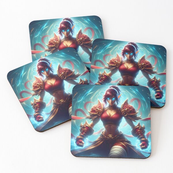 Item preview, Crimson Elf Monk | Energy Warrior designed and sold by TattooDrive.