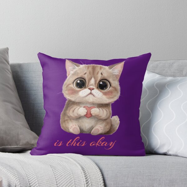 Item preview, Cute Kitten Is This Okay designed and sold by Moody Vibes Studio.