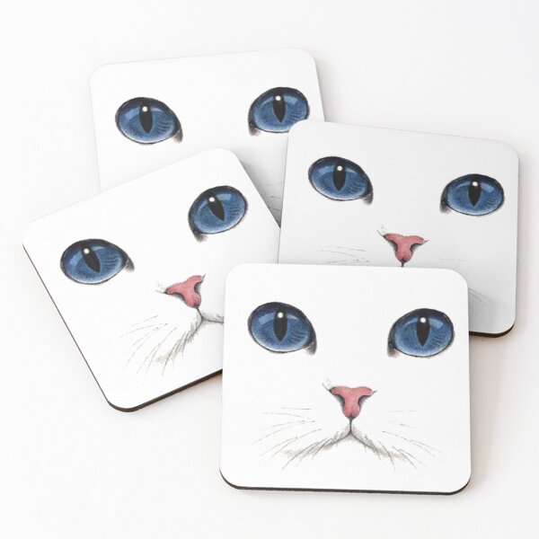 Item preview, Blue eyed cat designed and sold by Minibee-Inc.