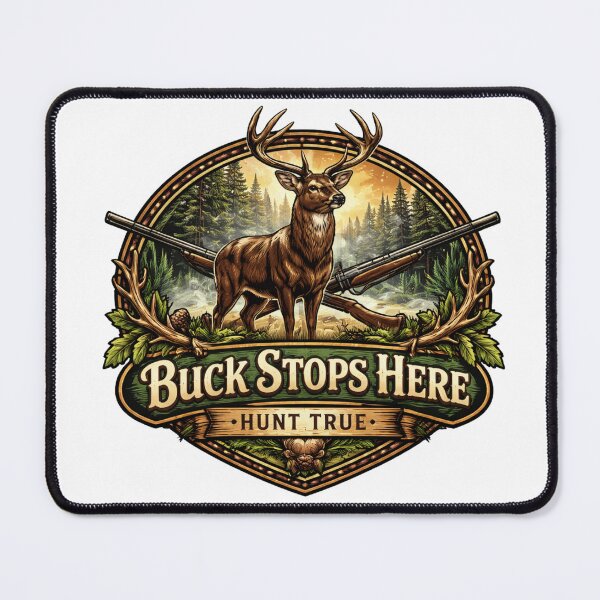 Item preview, Buck Stops Here designed and sold by RisingWolfStudio.