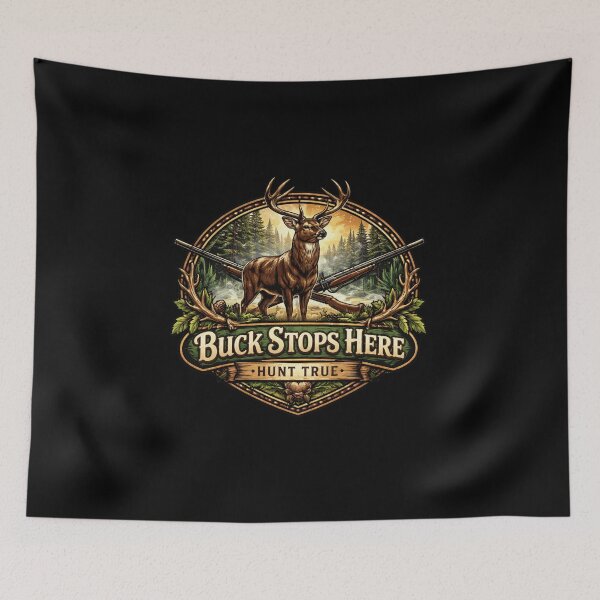 Item preview, Buck Stops Here designed and sold by RisingWolfStudio.
