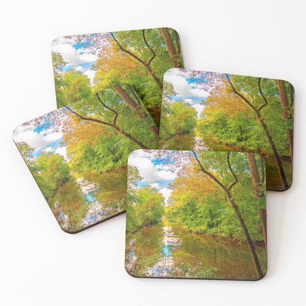 Item preview, Forest Feeder Stream in Autumn, Montgomery County, Pennsylvania designed and sold by AMacGPhilly.