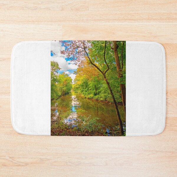 Item preview, Forest Feeder Stream in Autumn, Montgomery County, Pennsylvania designed and sold by AMacGPhilly.