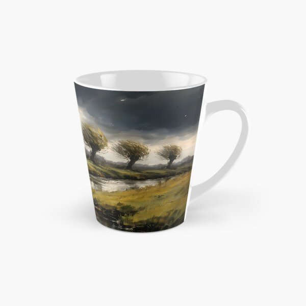 Item preview, Stormy Landscape with Trees and River designed and sold by cuprum.