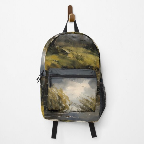 Item preview, Stormy Landscape with Trees and River designed and sold by cuprum.