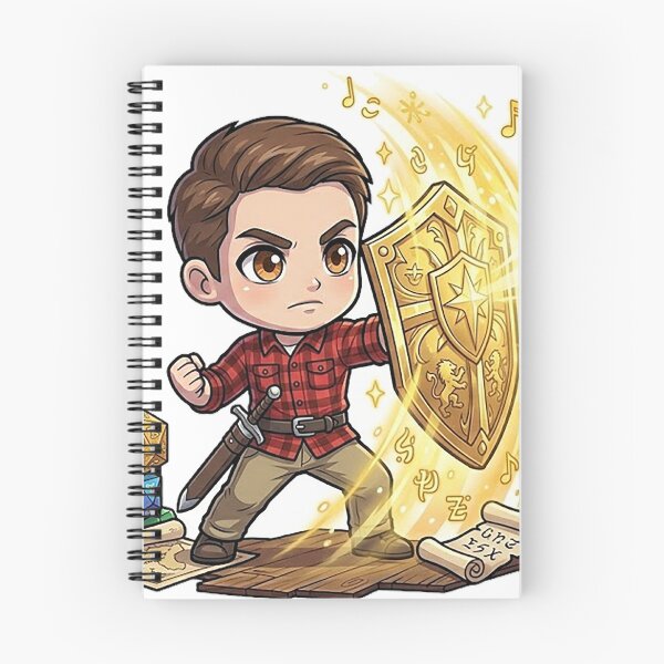 Item preview, Chibi Flannel Paladin - Wholesome Guy DND Tabletop RPG designed and sold by ComTheaterShop.