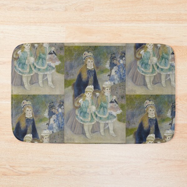 Item preview, Mother and Children La Promenade by Pierre-Auguste Renoir: Impressionist Fine Art Print designed and sold by artofuniverse.