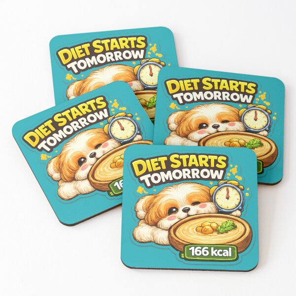 Item preview, Cute Mocha Diet Starts Tomorrow designed and sold by Mochalist.