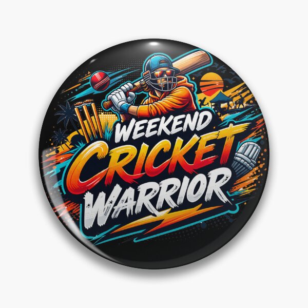 Item preview, Weekend Cricket Warrior – Cool Cricket Fan Art | Desi Street Style Sports Design designed and sold by warlistop.