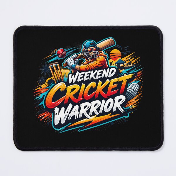 Item preview, Weekend Cricket Warrior – Cool Cricket Fan Art | Desi Street Style Sports Design designed and sold by warlistop.