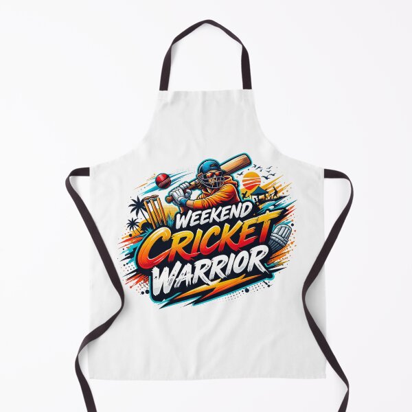 Item preview, Weekend Cricket Warrior – Cool Cricket Fan Art | Desi Street Style Sports Design designed and sold by warlistop.