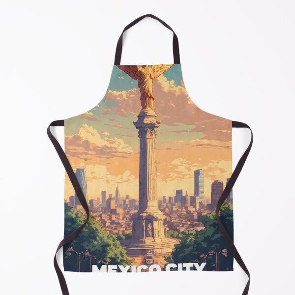 Item preview, Ángel de la Independencia Ciudad de México Póster de viaje de paisaje anime retro designed and sold by JacksoonLester.