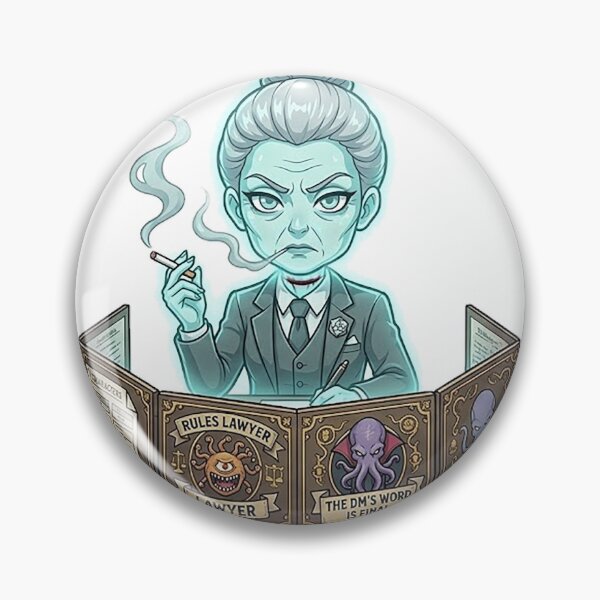 Item preview, Chibi Ghostly Dungeon Master - Spectral DM DND Tabletop RPG designed and sold by ComTheaterShop.