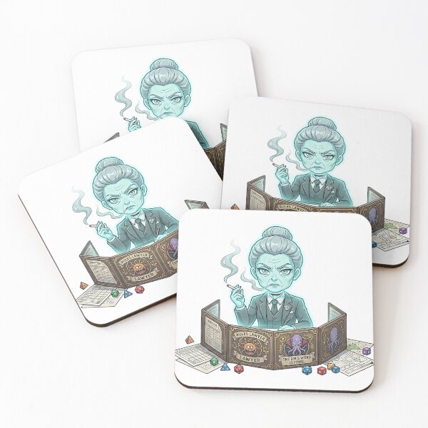 Item preview, Chibi Ghostly Dungeon Master - Spectral DM DND Tabletop RPG designed and sold by ComTheaterShop.