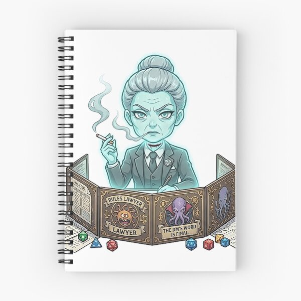Item preview, Chibi Ghostly Dungeon Master - Spectral DM DND Tabletop RPG designed and sold by ComTheaterShop.