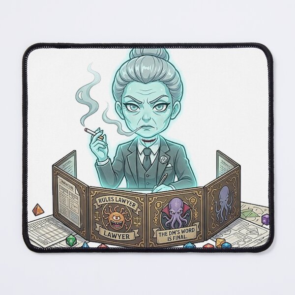 Item preview, Chibi Ghostly Dungeon Master - Spectral DM DND Tabletop RPG designed and sold by ComTheaterShop.