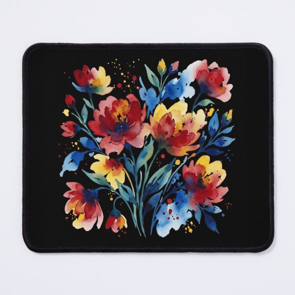 Item preview, Abstract Watercolor Floral - Bold Color Splashes Modern Art designed and sold by WowDezign.