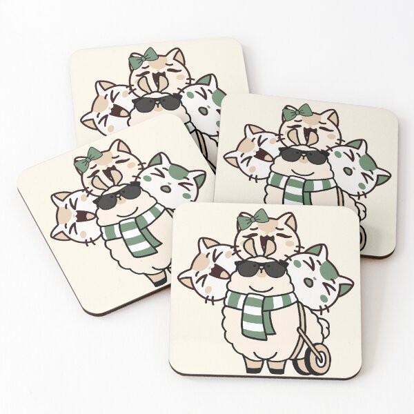 Item preview, Llama with Improvised Walker and Cat Friends designed and sold by Kanniax.