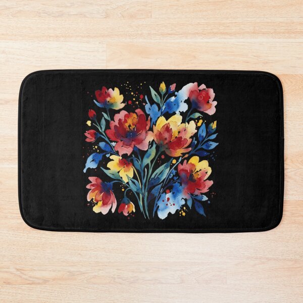 Item preview, Abstract Watercolor Floral - Bold Color Splashes Modern Art designed and sold by WowDezign.