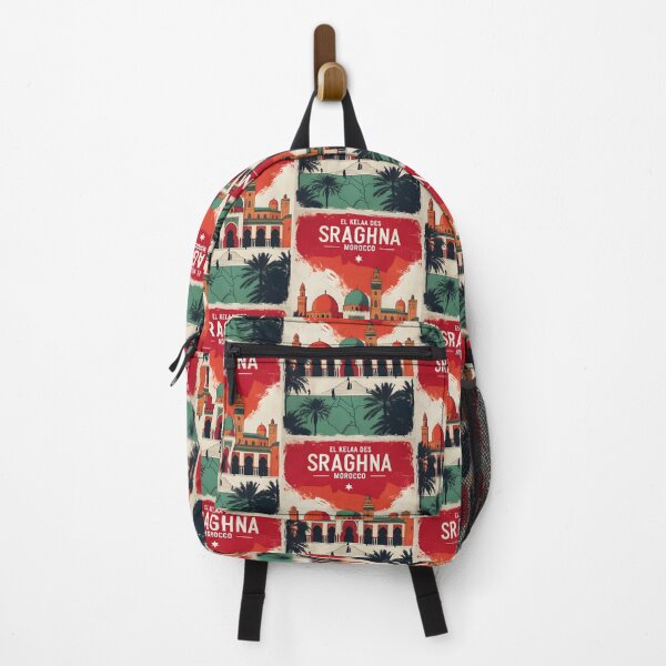 Item preview, El Kelaa Des Sraghna Morocco Retro Vintage Travel Design designed and sold by TravelersGems.