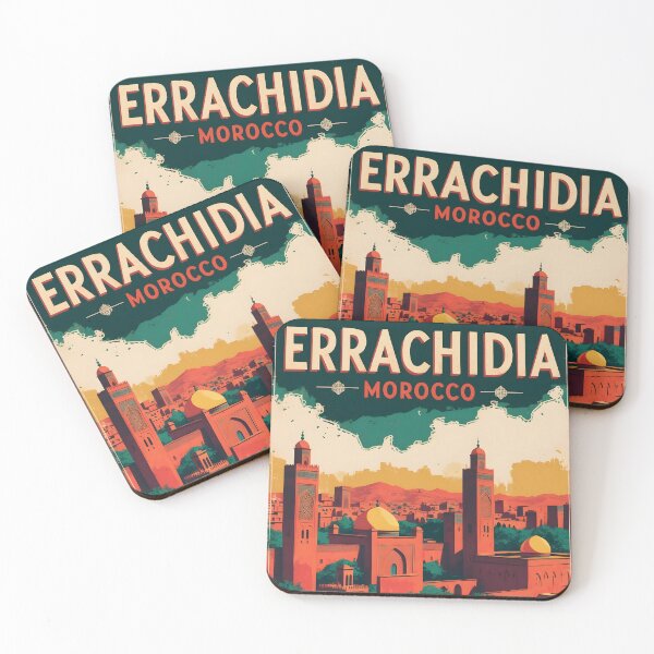 Item preview, Errachidia  Morocco Retro Vintage Travel Design designed and sold by TravelersGems.