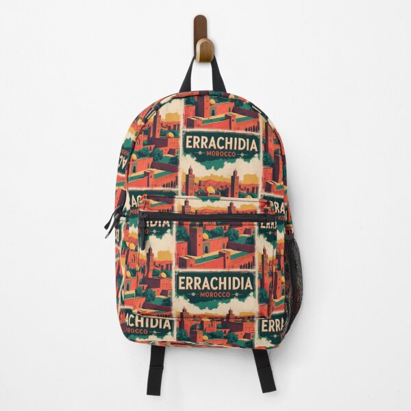 Item preview, Errachidia Morocco Retro Vintage Travel Design designed and sold by TravelersGems.
