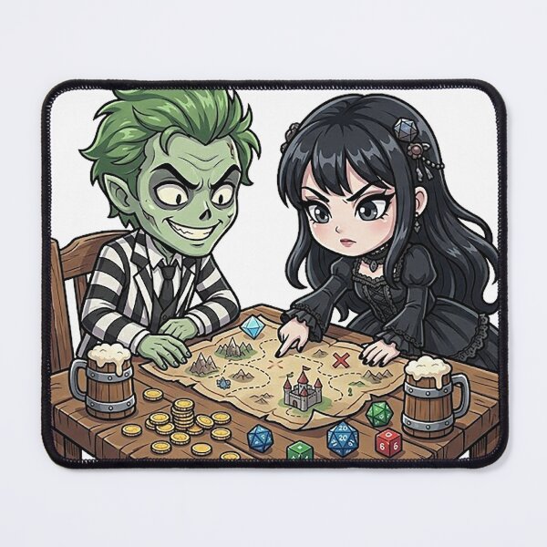 Item preview, Chibi Ghoul and Goth Tavern Heist - DND Party Duo Tabletop RPG designed and sold by ComTheaterShop.