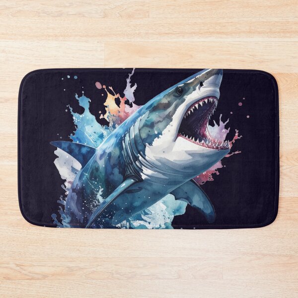 Item preview, King of the Deep, Shark in Watercolor designed and sold by LiskoDesign.