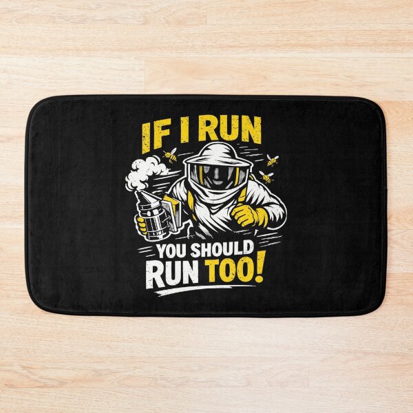 Item preview, Beekeeper If I run you should run too! Funny saying designed and sold by Pineapple-Tree.