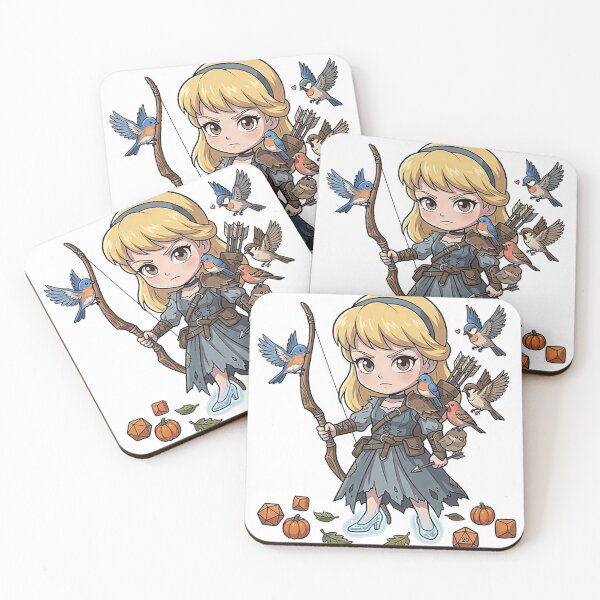 Item preview, Chibi Cinderella Ranger - Glass Slipper Archer DND Fairy Tale RPG designed and sold by ComTheaterShop.