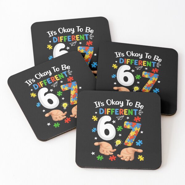 Item preview, Six Seven Autism Awareness 67 Men Women Kids Boys Autism T-Shirt designed and sold by ChockletBoy.