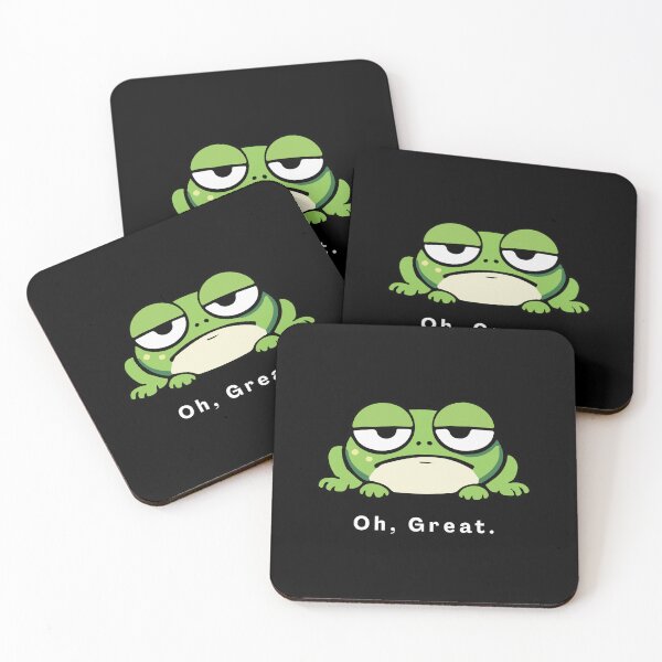 Item preview, Oh Great - Sarcastic Frog designed and sold by CyrilloArt.