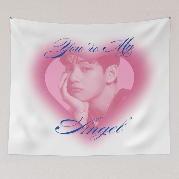 Artikelvorschau, BTS V Taehyung, du bist mein Engelherz entworfen und verkauft von lydiamoon1.