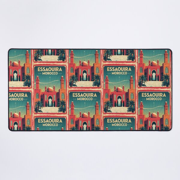 Item preview, Essaouira Morocco Retro Vintage Travel Design designed and sold by TravelersGems.
