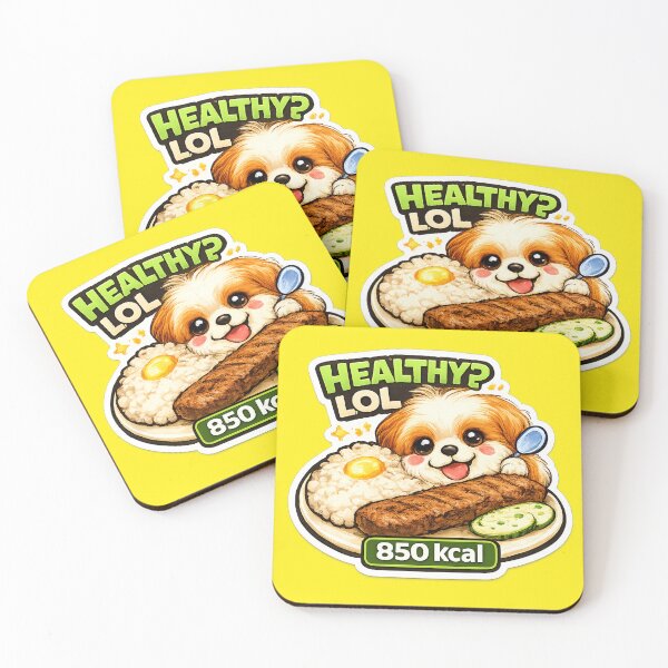 Item preview, Funny Healthy Lol Mocha Sticker designed and sold by Mochalist.