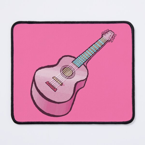 Item preview, Candy pink acoustic guitar designed and sold by ElectronicCloud.