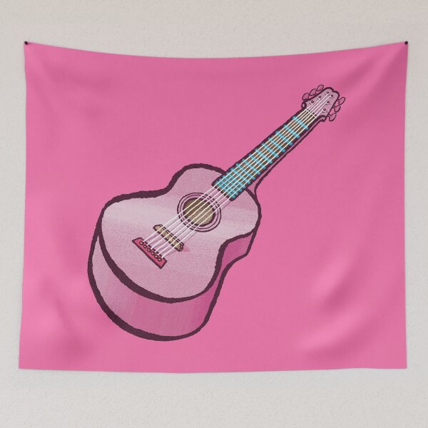 Item preview, Candy pink acoustic guitar  designed and sold by ElectronicCloud.