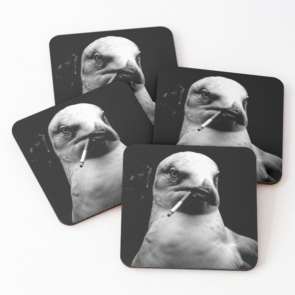 Item preview, Seagull with Cigarette designed and sold by Son Of The Fox.
