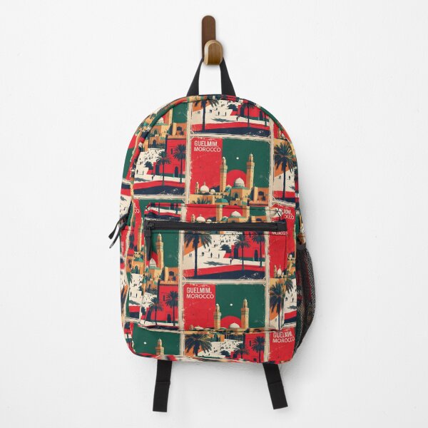 Item preview, Guelmim Morocco Retro Vintage Travel Design designed and sold by TravelersGems.